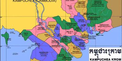 Χάρτη της καμπότζης